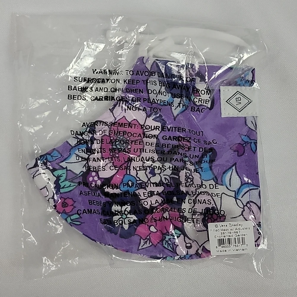 Vera Bradley Enchanted Garden Face Mask